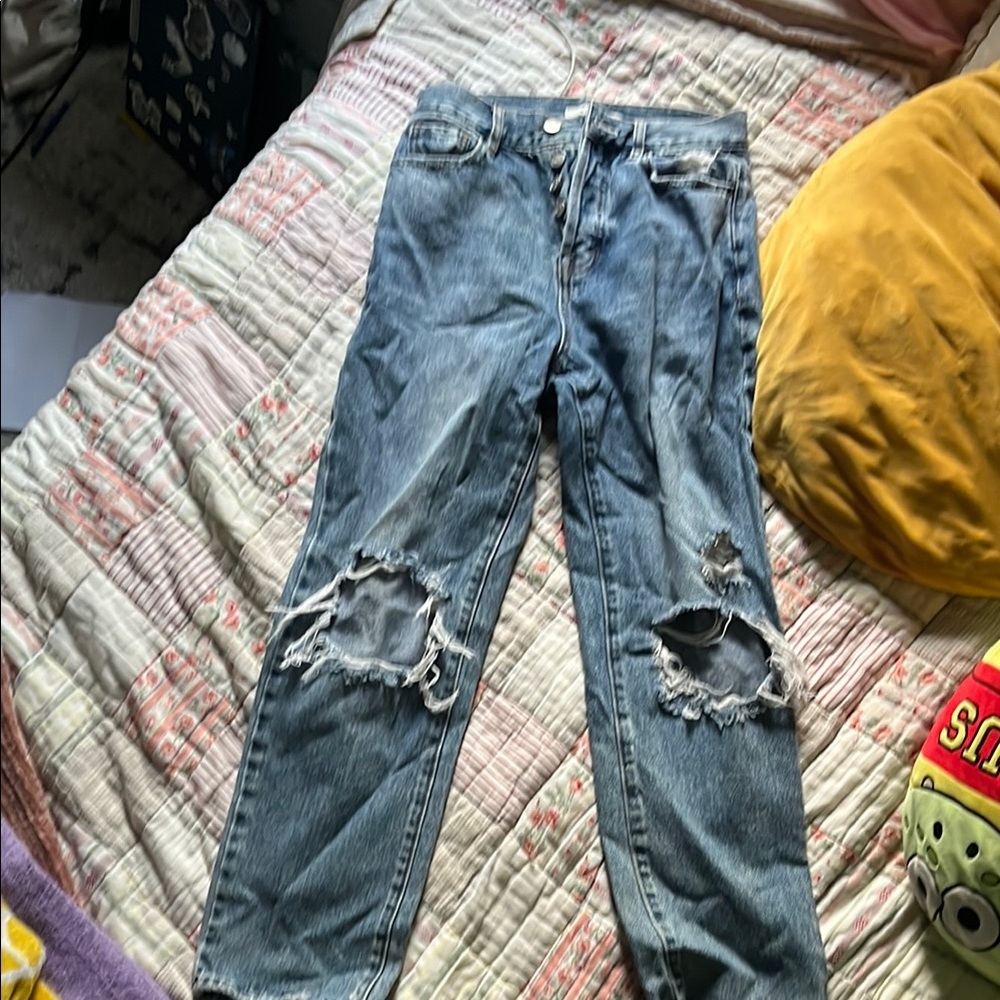 Pacsun Distressed Blue Jeans